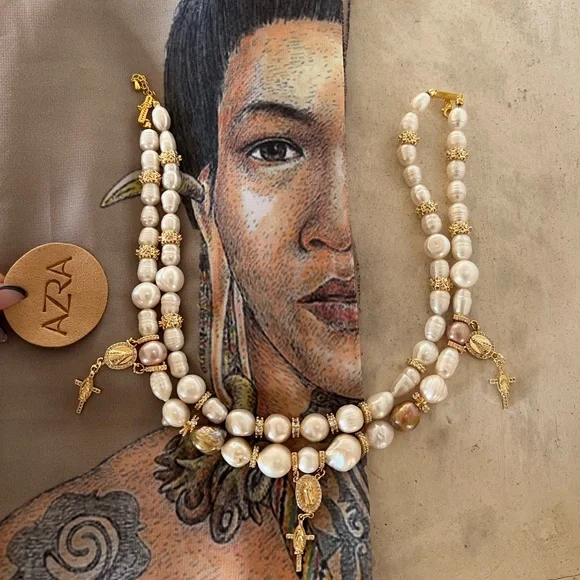 Accessories | Handmade Real Pearl Necklace With 14k Gold  display picture 3